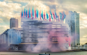 Implosão hotel de luxo Mandarin Oriental