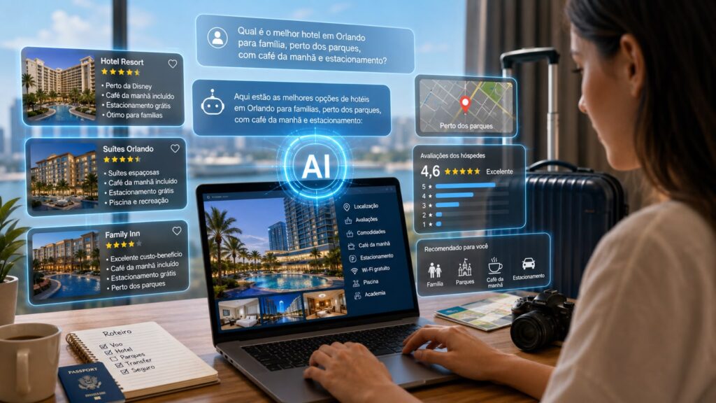 Inteligencia artificial - Jornal Wish Travel | editorial B2B, direcionado ao trade turístico