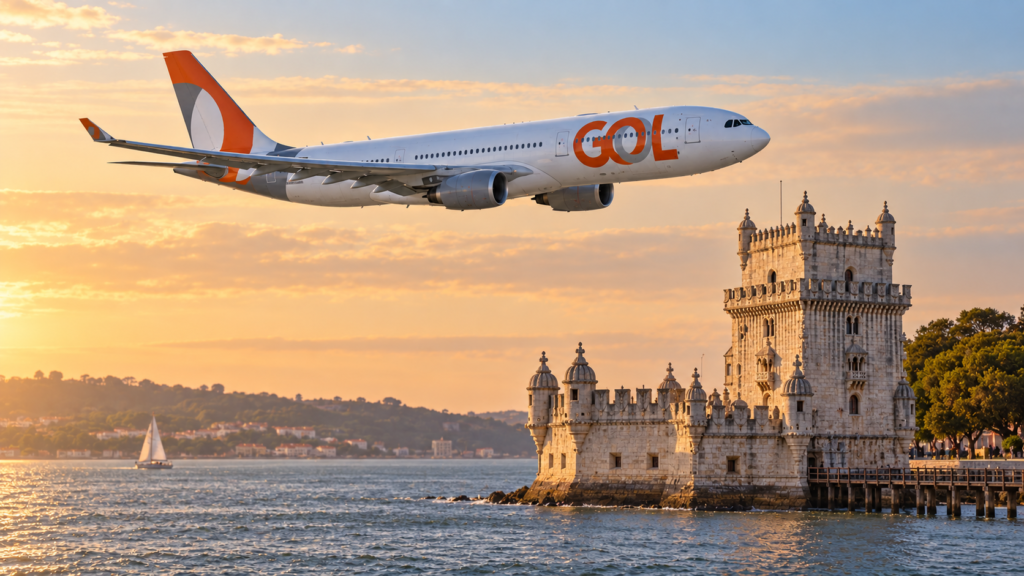 A GOL Linhas Aéreas iniciou a operação direta entre o RIOgaleão e Lisboa