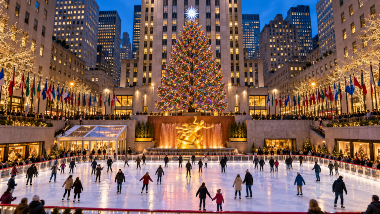 Árvore de Natal do Rockefeller Center chega a NY em 07 de dezembro e a iluminação em 2 de dezembro.