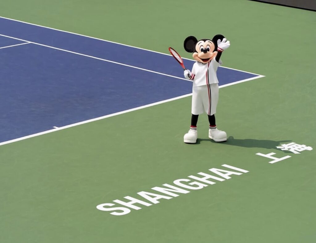 Mickey Mouse chega ao Rolex Shanghai Masters e amplia presença da Disney nos grandes eventos esportivos